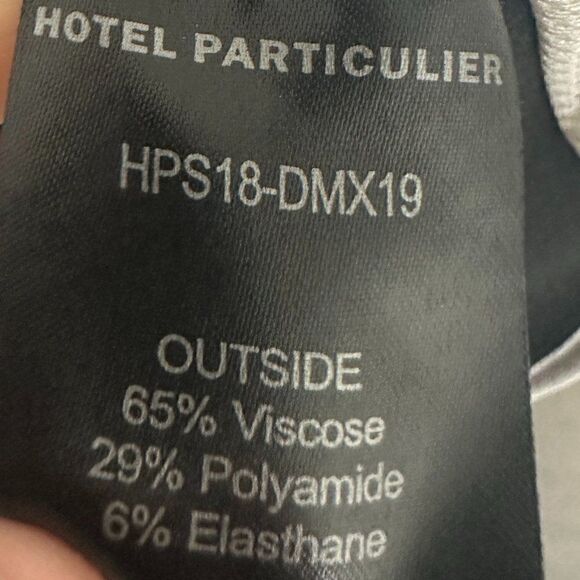 𝅺EUC Hotel Particulier, Size S, Black with White Dress - Picture 6 of 6